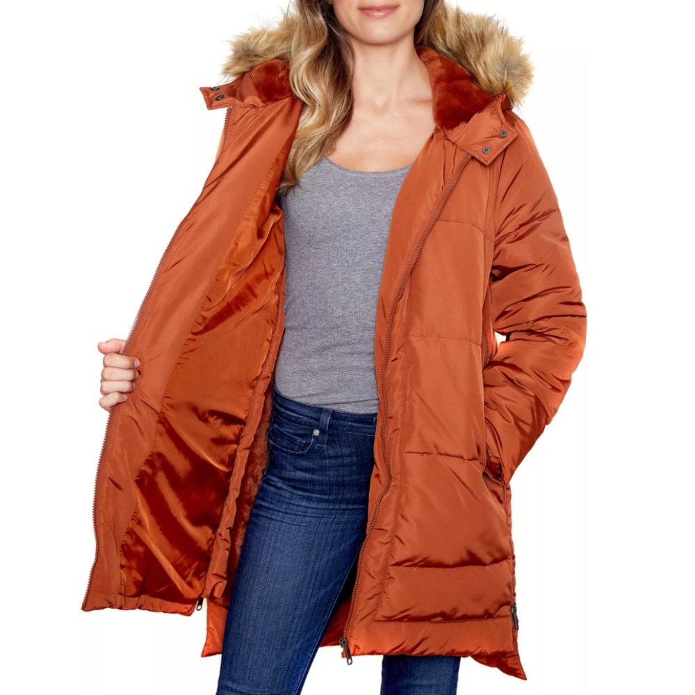 Mint Condition Be Boundless Women's Soft Touch Wide Quilted Parka size S